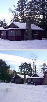 winter cabins in the adirondacks